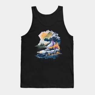 Summer Art DMC DeLorean Tank Top